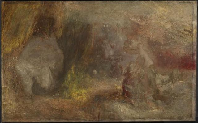 The Cave of Despair c.1835 by Joseph Mallord William Turner 1775-1851