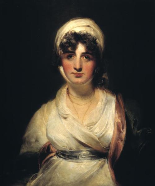 Mrs Siddons, ? as Mrs Haller in 'The Stranger' c.1796-8 by Sir Thomas Lawrence 1769-1830