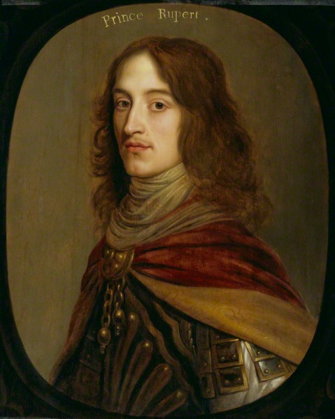 NPG 4519; Prince Rupert, Count Palatine attributed to Gerrit van Honthorst